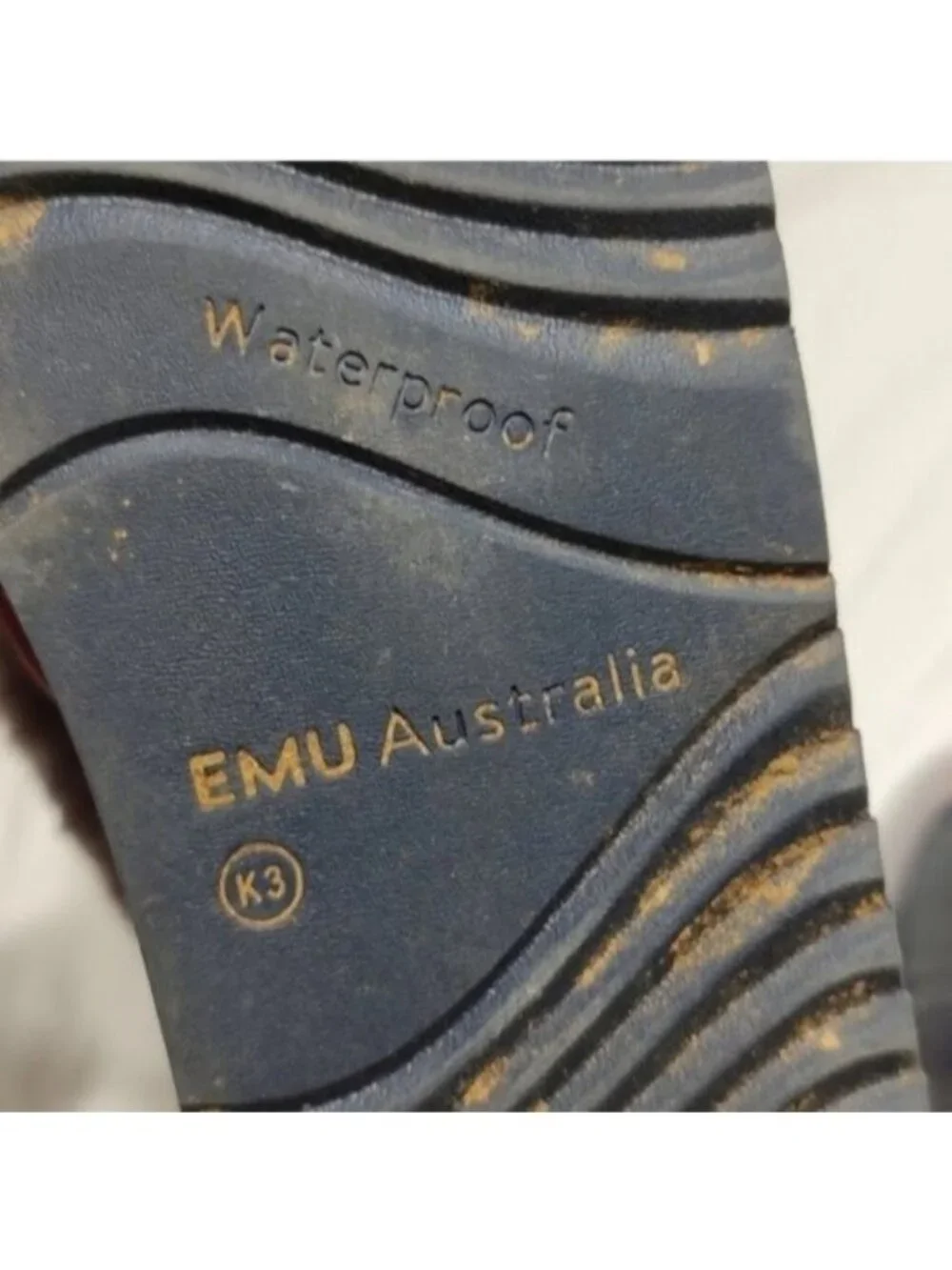 Emu Australia Sommers Dark Blue Suede Merino Wool Lined Waterproof Boots 3